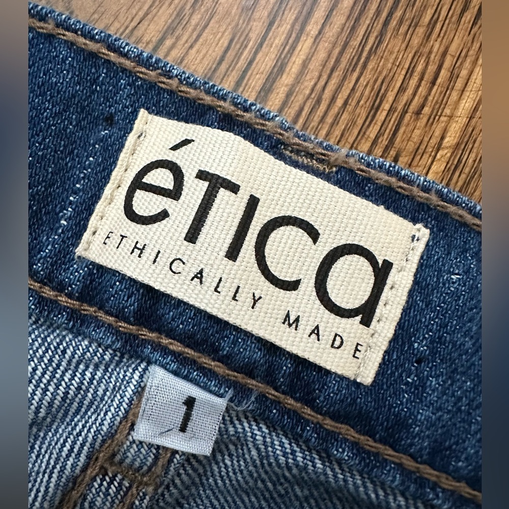 NWT Ética Blue Skinny Jeans Classic Style size 23/24 or size 1 - Picture 3 of 6
